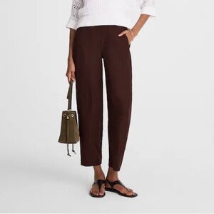 Madewell | Pull-On Barrel Pants in 100% Linen